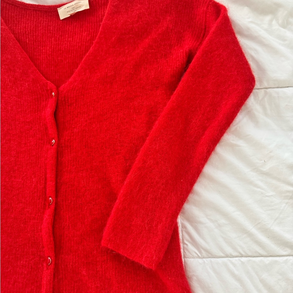 Sézane Barry Cardigan Red XXS - Picture 4 of 9